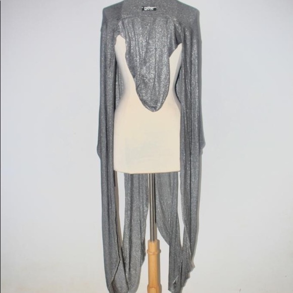 new Again long sleeveless vest hoodie cover up - Picture 2 of 3